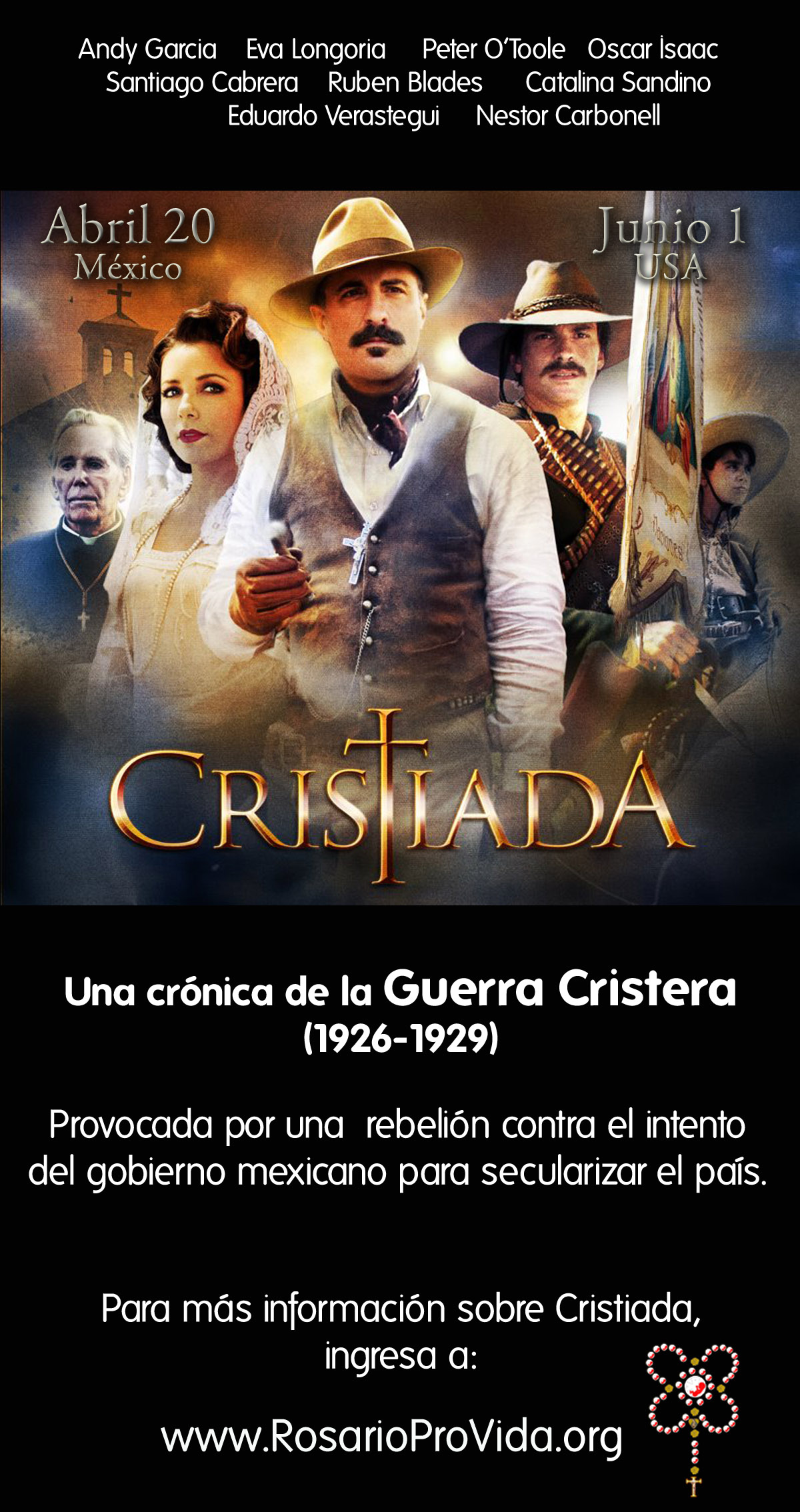 Cristiada (For Greater Glory) (2012) [Bluray Screener][Spanish]